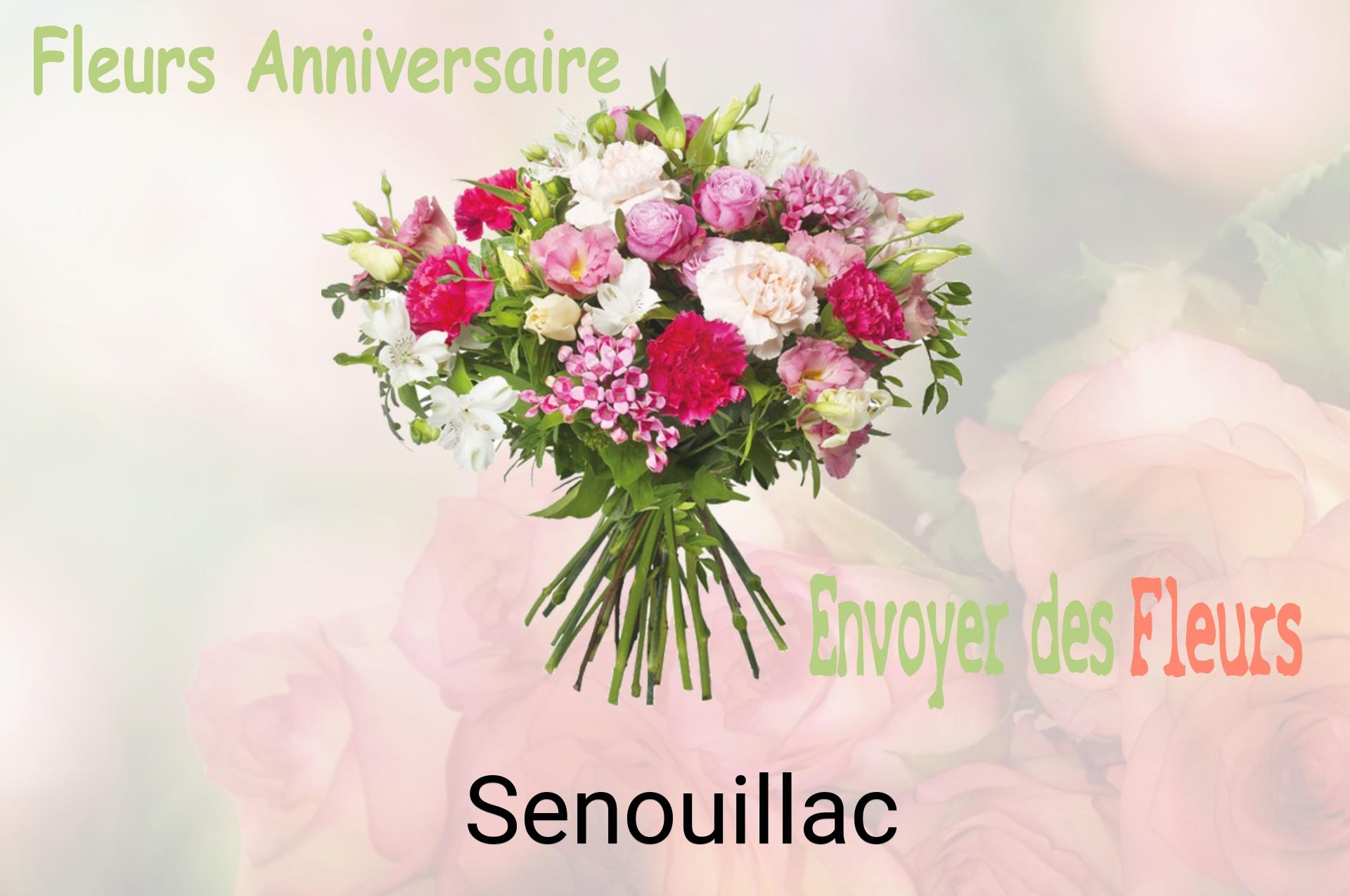 Bouquet de fleurs d’anniversaire livré à Senouillac